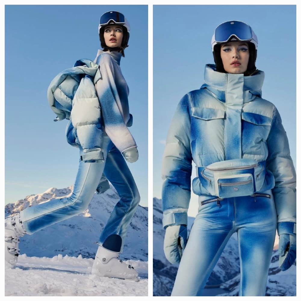 Goldbergh Blanchi Ski Pants Denim Jeans Blue Ciel Goldbergh Blue Ski Pants - Picture 7 of 16
